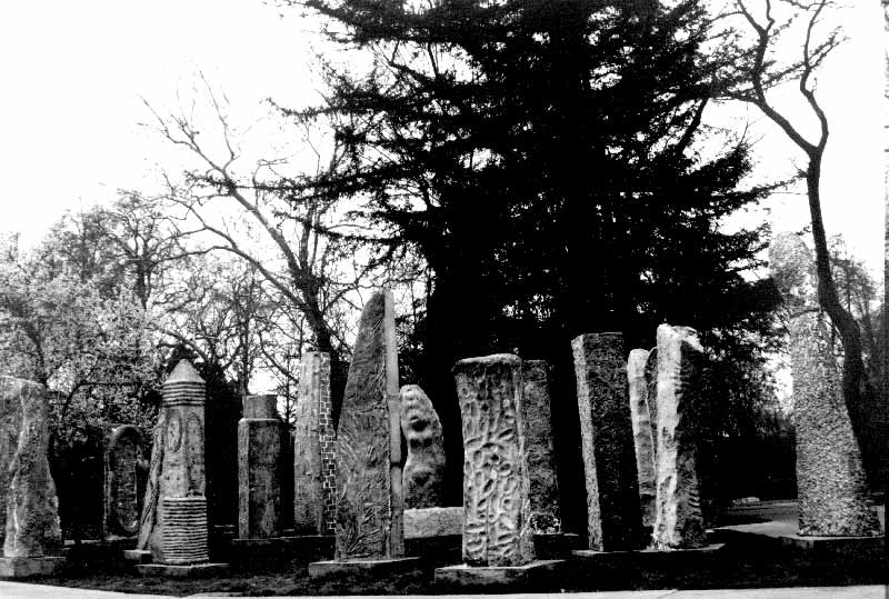 Monolith Sculptures by Ayres Hall. (Photo Courtesy of Deborah Masters.)