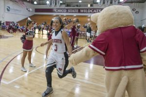 Chico State women's basketball player Whitney Branham hasn't let spina bifida hold her back, as she has emerged as the Wildcats' leader. 