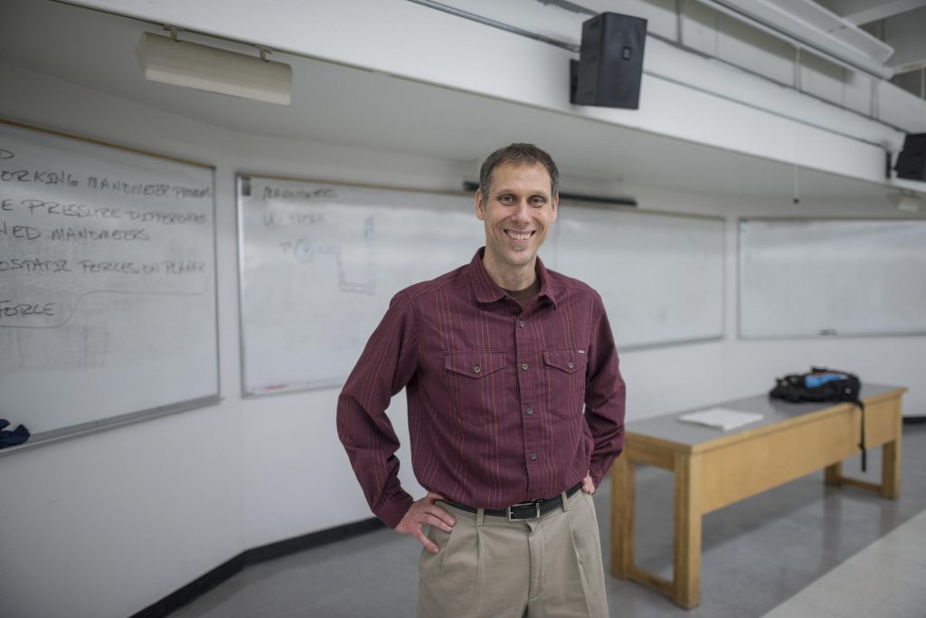 Steffen Mehl, from the College of Engineering, Construction Management and Computer Science, was recognized as the University's 2017-18 Outstanding Professor.