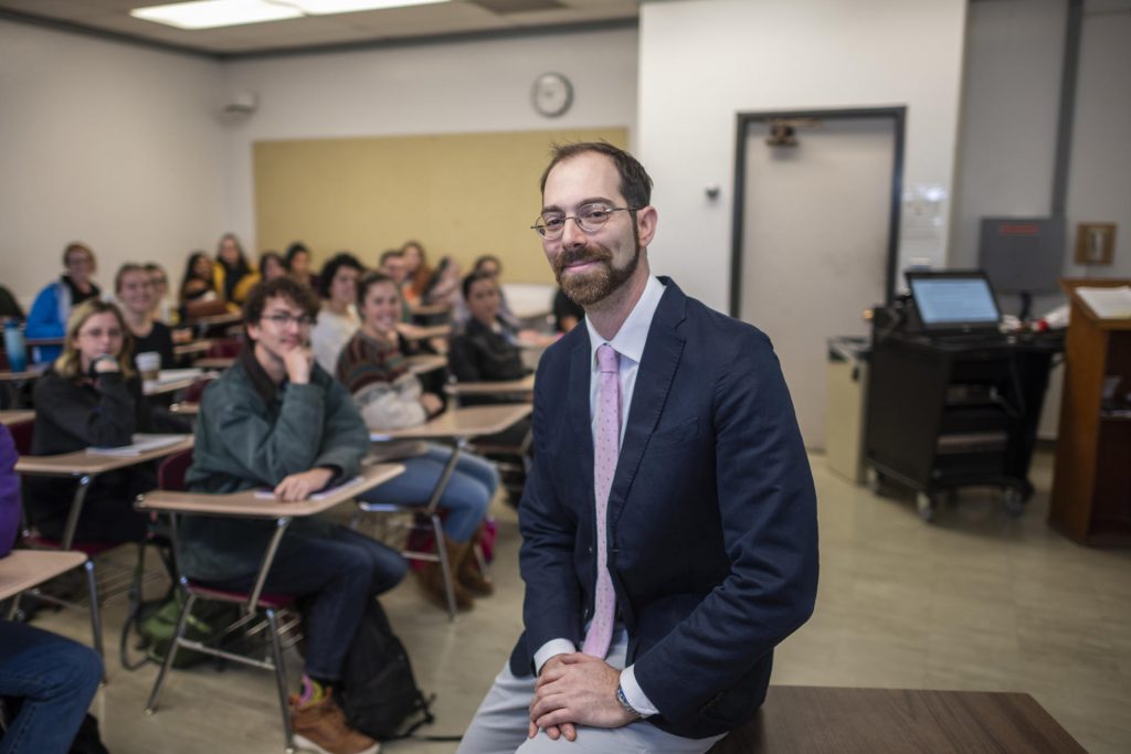 William Nitzky, the University’s 2018-19 Outstanding Research Mentor