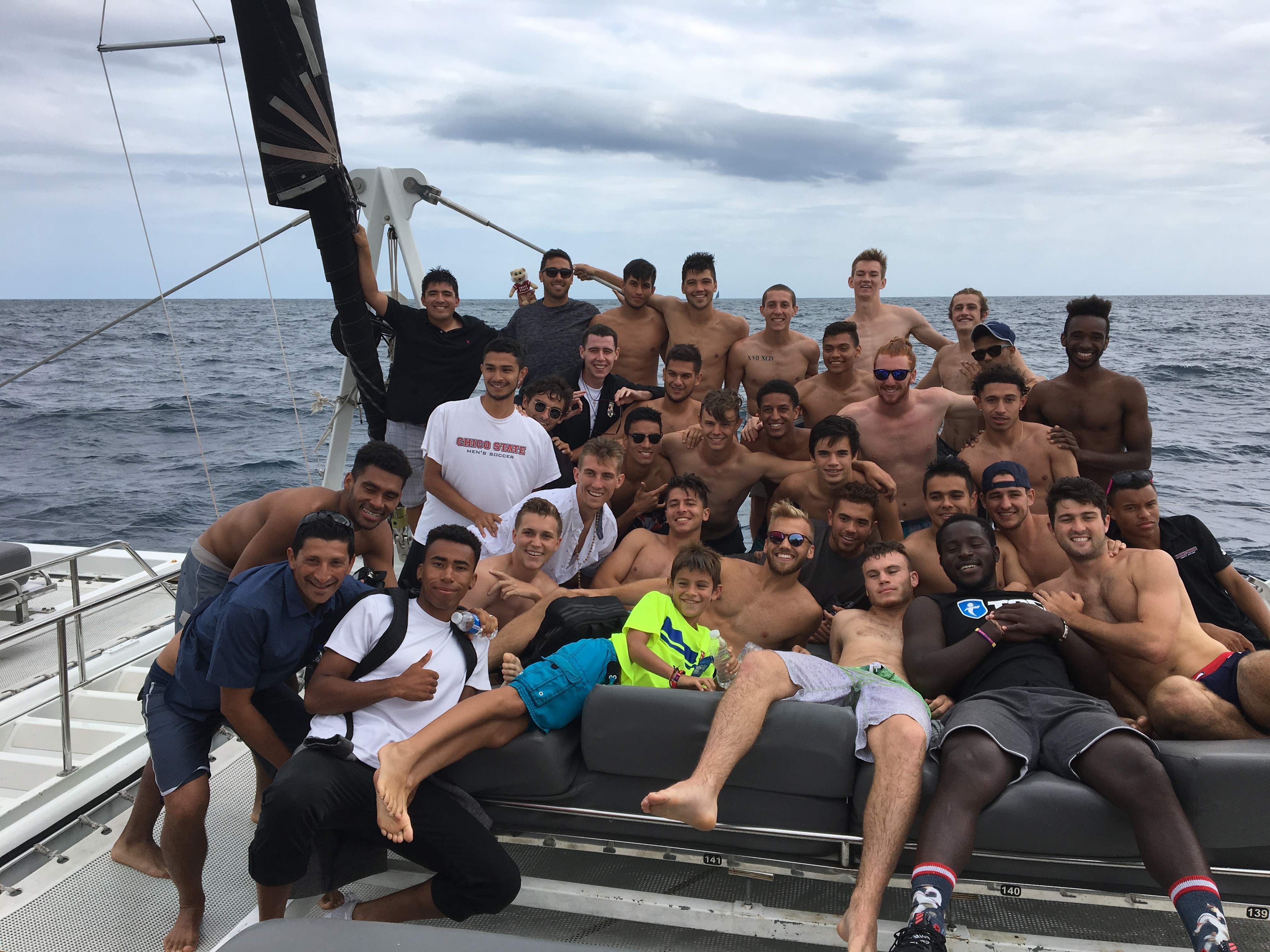 The Chico State men's soccer team took in the sights and sounds of Spain, both on land and in the Mediterranean Sea,