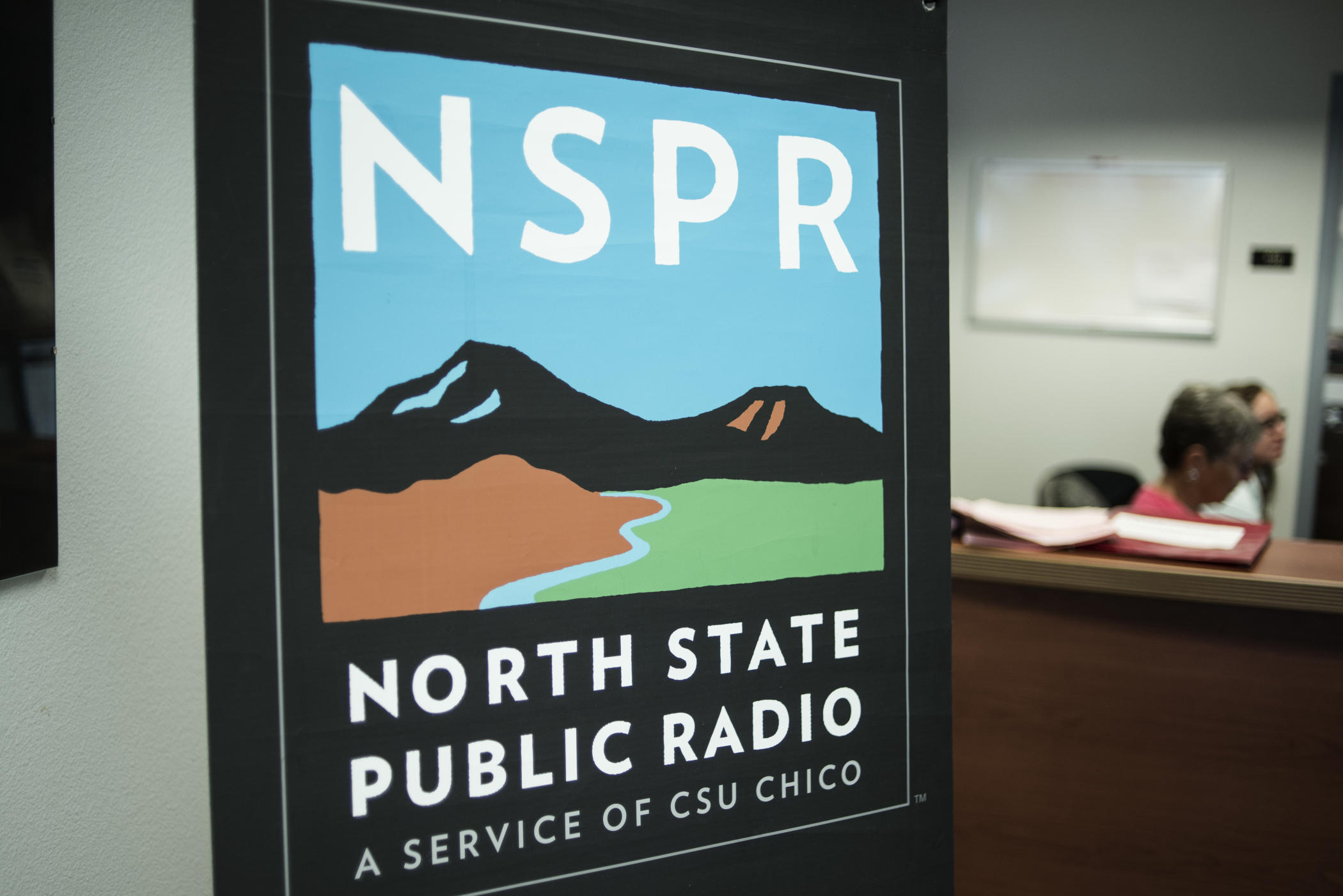 NSPR logo banner outside their office