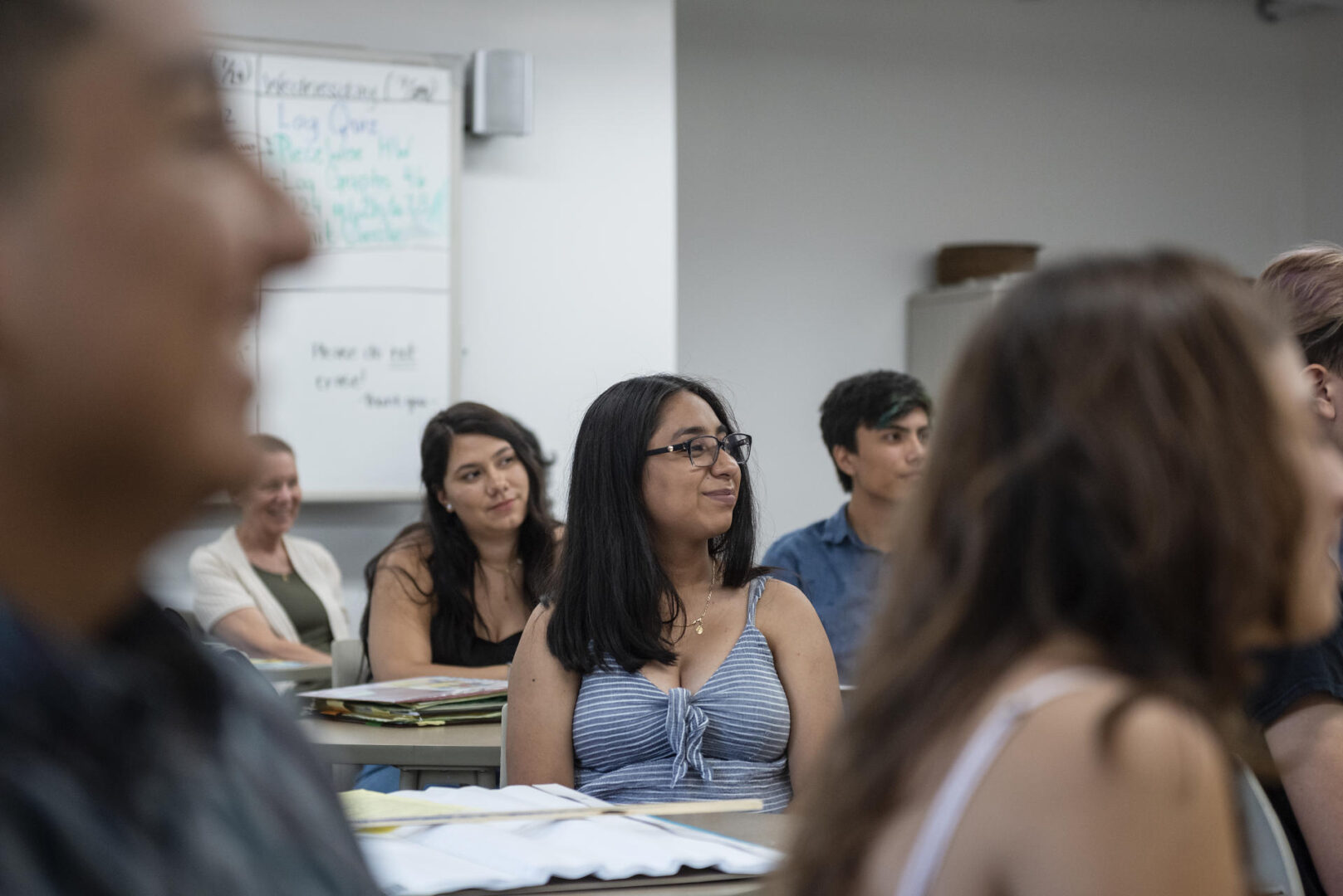 As an incoming freshman, Nayellie Barragan-Mejia participated in the Louis Stokes Alliance for Minority Participation (LSAMP) summer calculus boot camp and said it was a great experience that allowed her to meet her peers.
